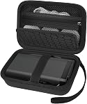 Comecase Etiquette de marque Hard Shell pour Nelko P21, pour Phomemo D30, pour JADENS D11, pour NIIMBOT D11 - Organisateur pour la maison, Bureau & Artisanat, tient imprimante + 6 Rouleaux de ruban adhésif (cas seulement)