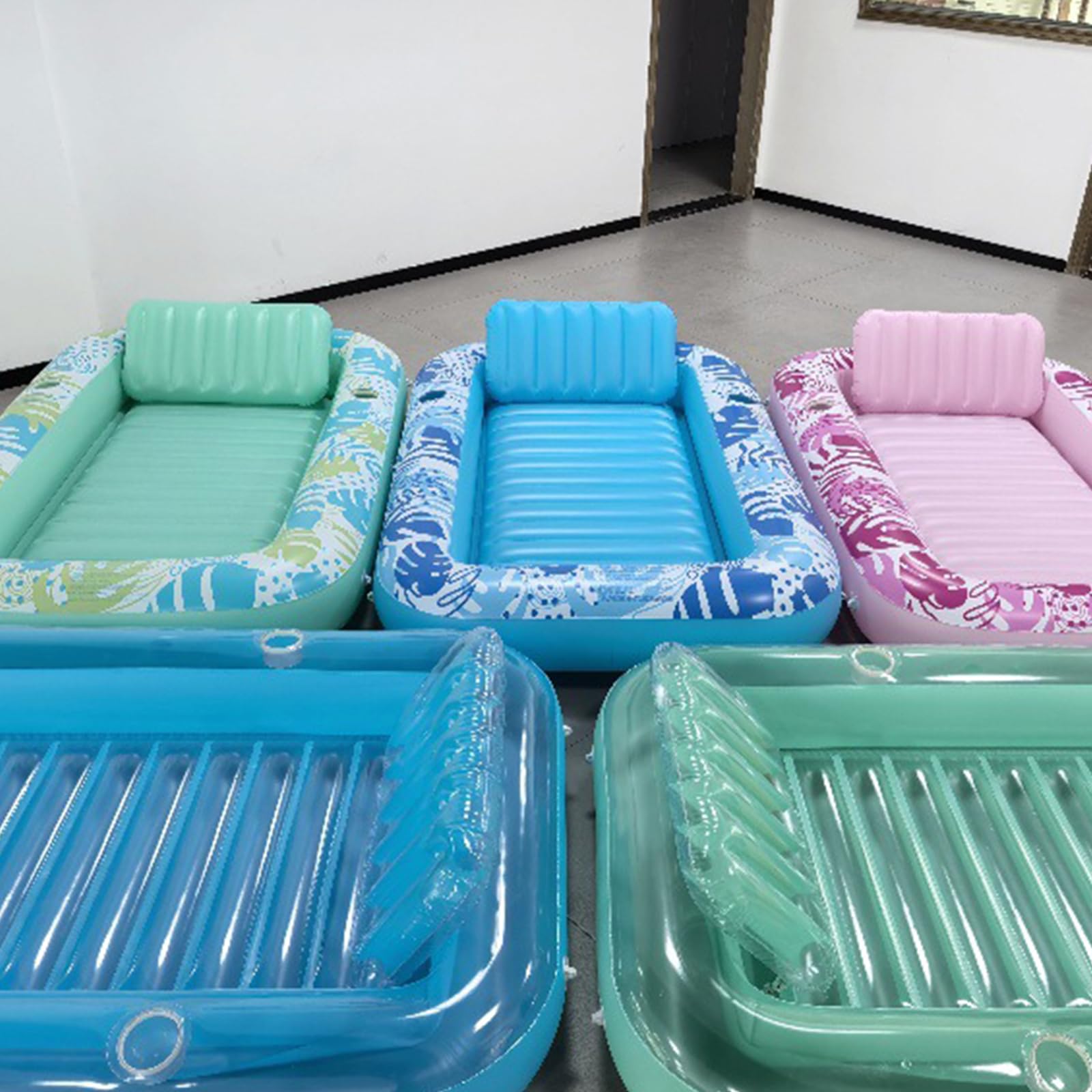 PVC Acqua Tempo Libero Gonfiabile Gonfiabile Lettino Galleggiante Convenienza Gonfiabile Piscina Abbronzatura Piscina Gonfiabile