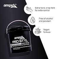 Vista 5 de AmPro Pro Styl Styling Gel - Protege y fortalece tus hebras, sin descamación, sin alcohol, fórmula vegana, agarre flexible y táctil para todas