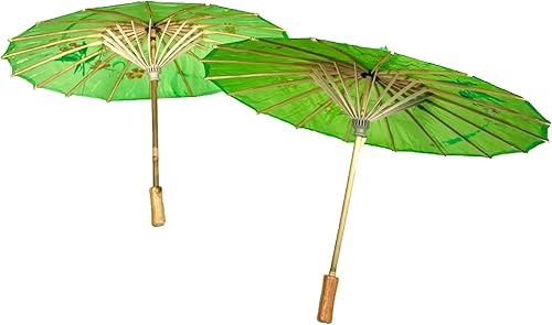 Miniatura 5 de TJ Global Pack de 2 sombrillas japonesas chinas tamaño 220 in para bodas fotografías disfraces cosplay decoración y otros eventos 2 paraguas