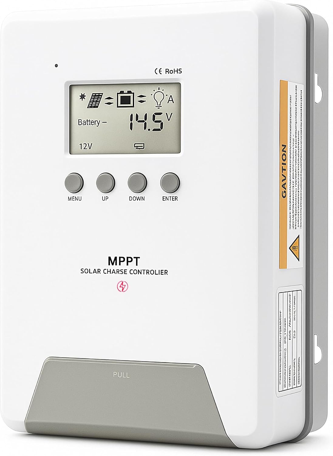 60Amp MPPT Solar Charge Controller 12V 24V 48V Auto Voltage Detection, 60A Solar Charge Controller Max 150V Input, for LiFePO4,AGM,Gel Battery (60A)