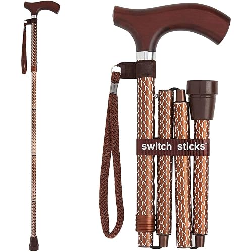 Switch Sticks Folding Walking Cane For Women & Men