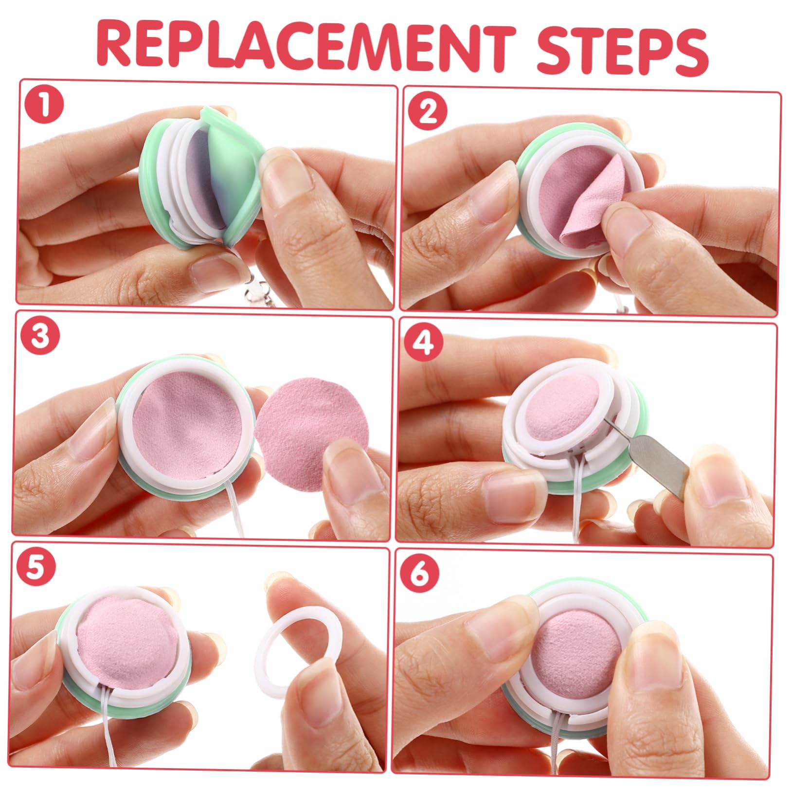 FRCOLOR 40 Pièces Essuie-Glace D'Écran De Téléphone Lunettes À Boire Lingettes De Nettoyage De Téléphone Portable Lingettes Nettoyantes Pour Macaron Porte-Clés Charme De Nettoyage