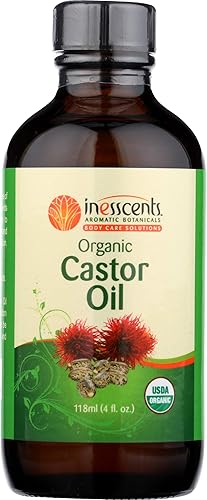 INESSCENTS Aceite de ricino orgánico, 4 FZ