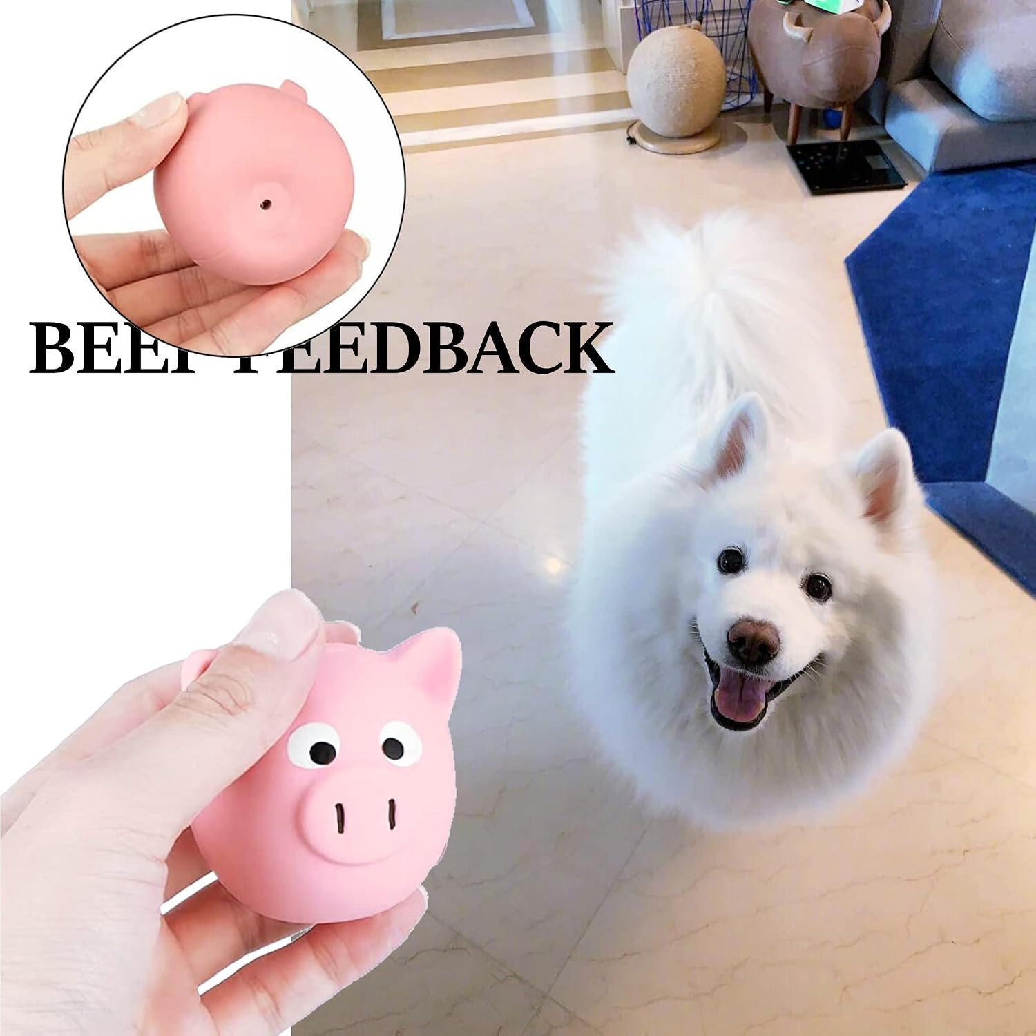 FANGHUIER 2 Pcs FANGHUIER Squeak Latex Puppy Toys Dog Interactive Play Toys Pet Chew Toys for Puppy Pet Playing,Teething Training - Image 4