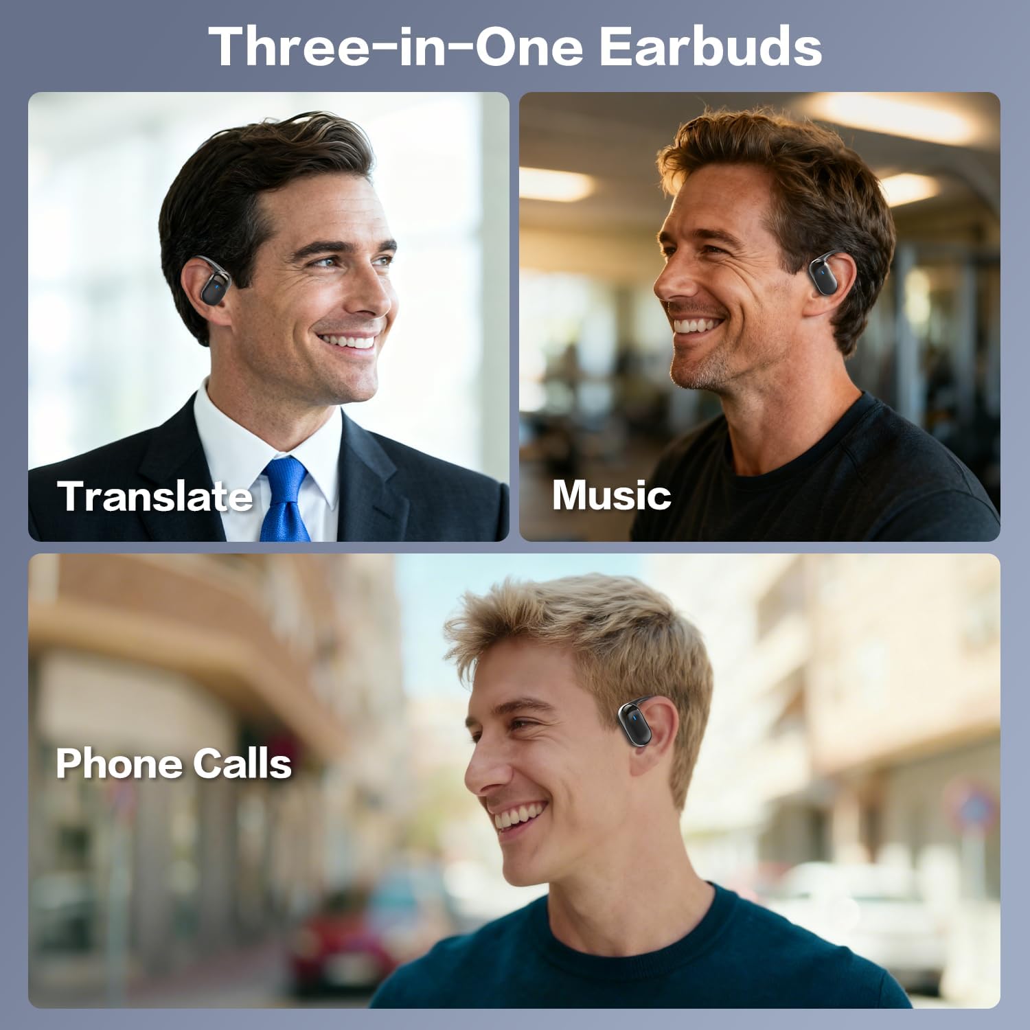 AI Translation Earbuds Real Time, 144 Language Translator Ear buds, Audifonos Traductores Inglés Español, 3-in-1 Translating Wireless Earphones Bluetooth Headphones for Travel Learning Business - Image 8