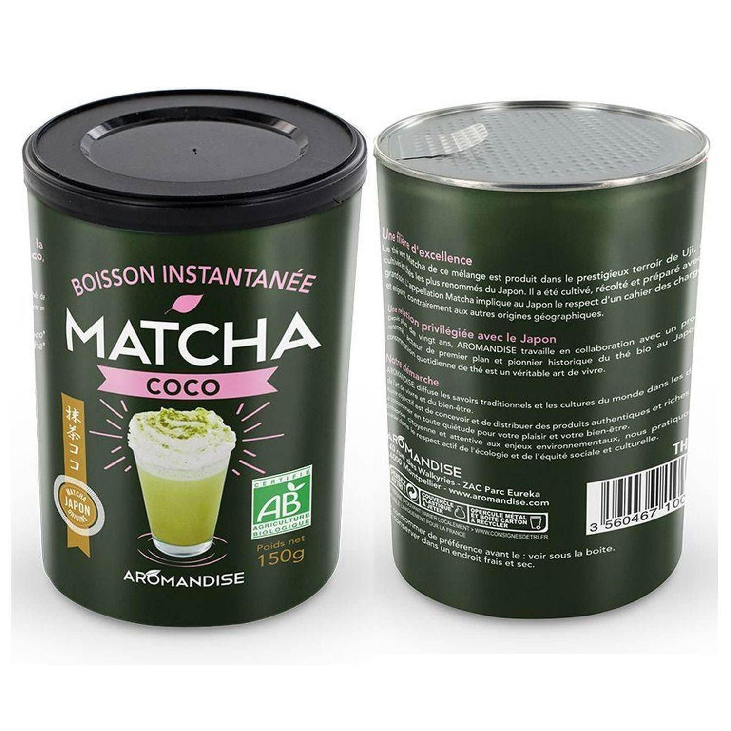 Boisson instantanée - Matcha coco 300 g