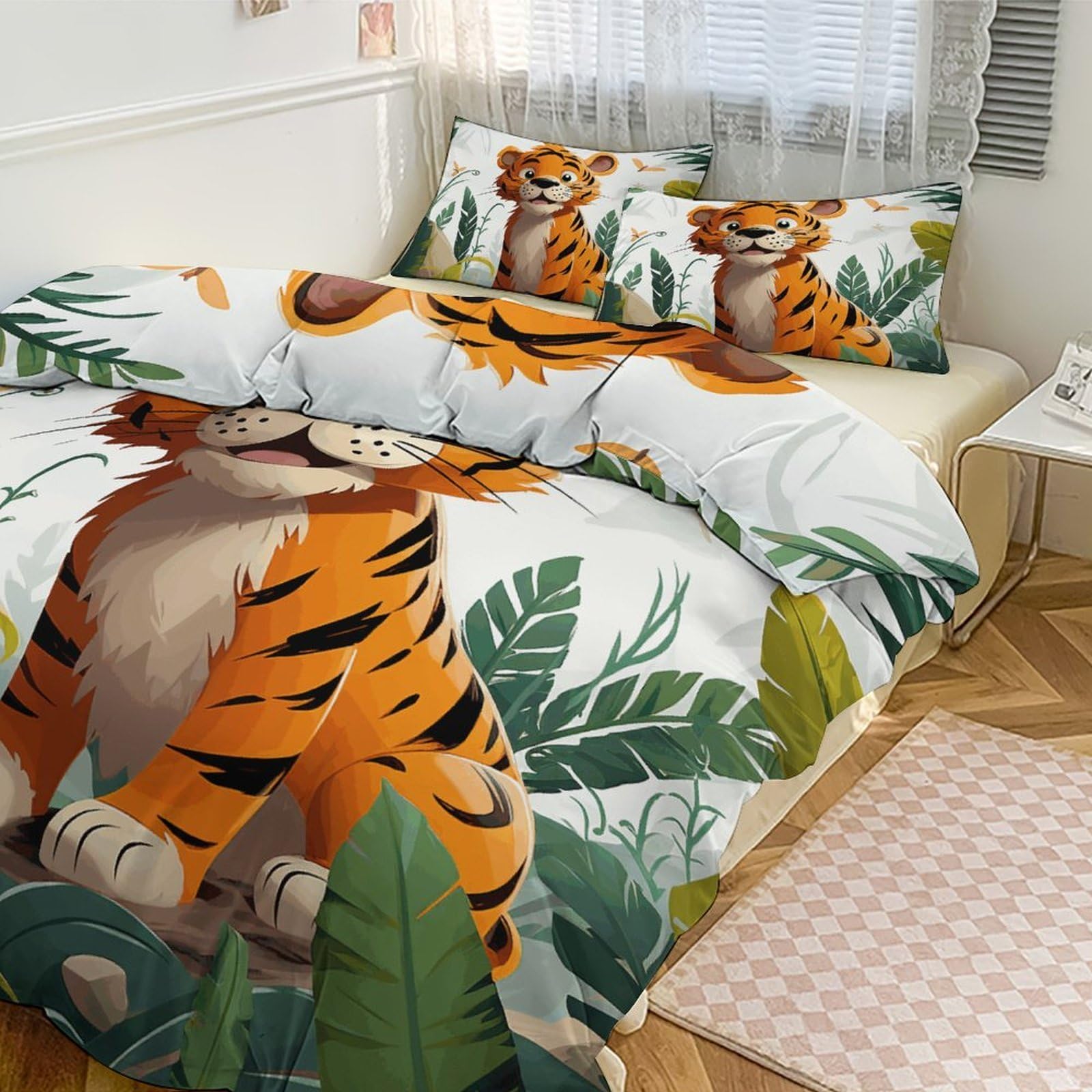 Parure de couette tigre pour créer un cocon douillet dans votre chambre