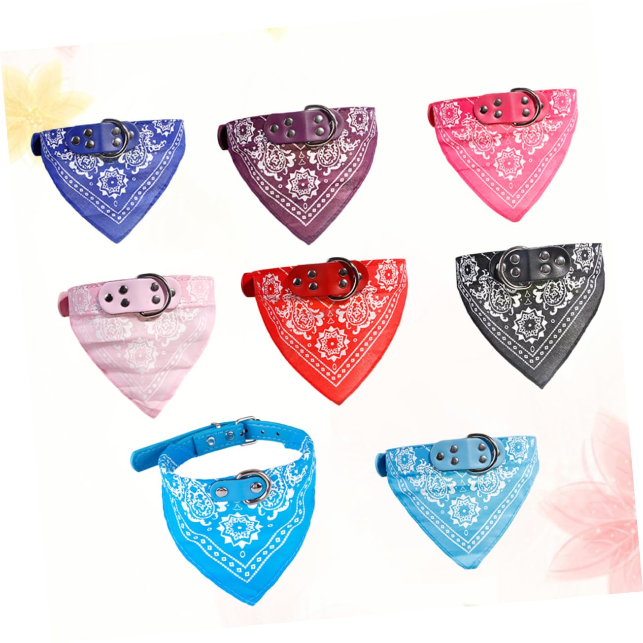 FRCOLOR Baberos para Perros, Perros pequeños y Cachorros, Cuello de Peto, pañuelo, Pinzas para Toallas, pañuelos Triangulares para Perros, Perros y Perros