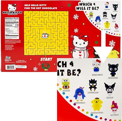 Miniatura 6 de Hello Kitty Finders Keepers Calendario de Adviento cuenta regresiva 2022 para Navidad con caramelos y juguetes de goma 24 días