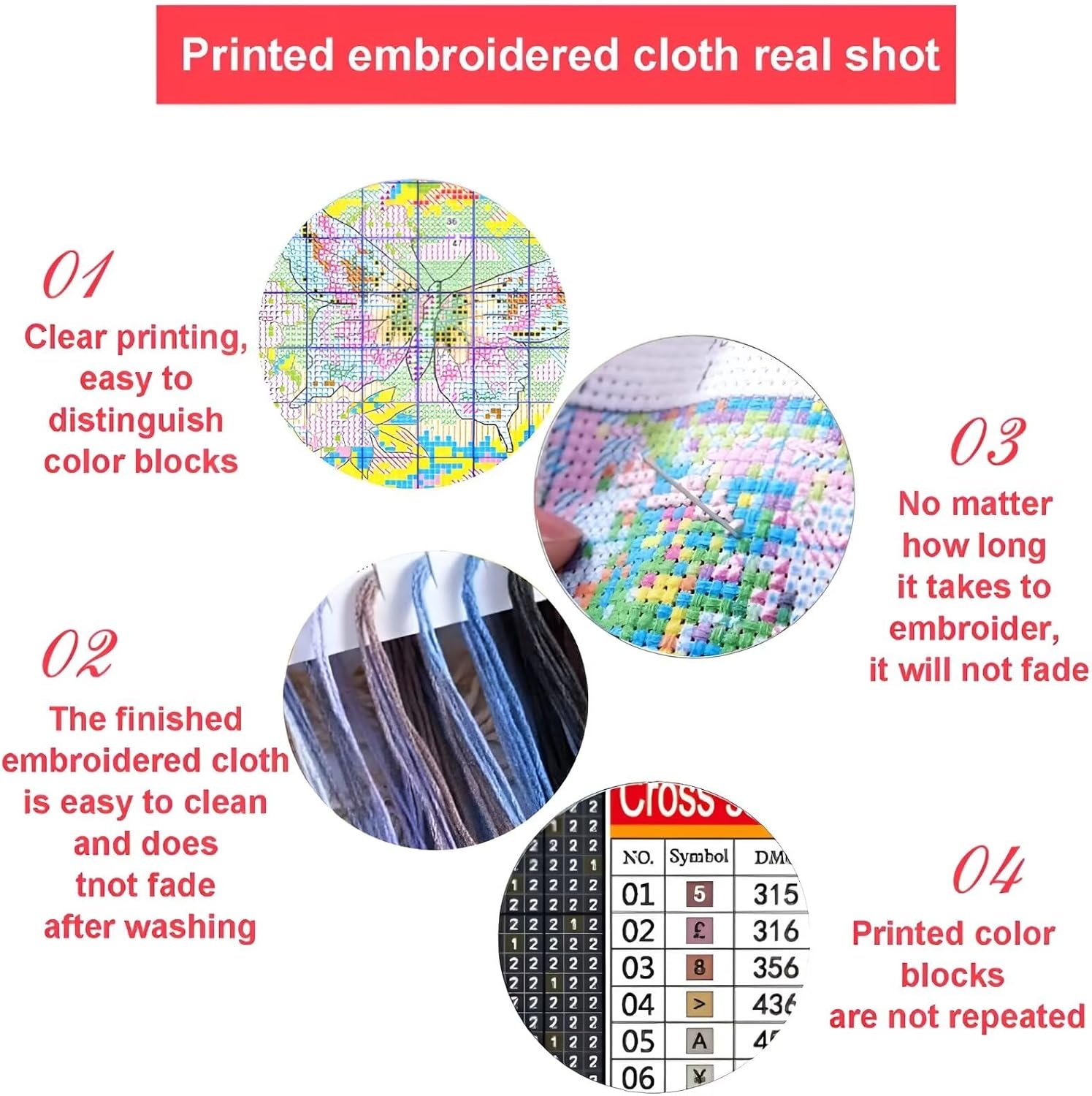 Xinpinzhou Tree 11ct Cross Stitch Kits, 11 CT Funny Pre Printed Counted Stamped Cross Stitch Embroidery Needlepoint Needlework Patterns Kits for Beginners Adults Crossstitch 40x40 cm