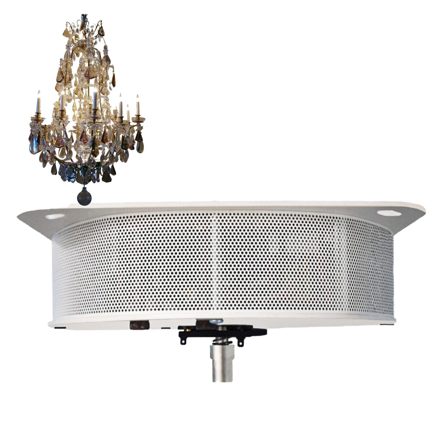 CelyToe Electric Chandelier Hoist, 110v 2in1 Professional Chandelier Lifting System Maximum Load-Bearing 130kg/286lbs, For Lamp Cleaning 19.69ft Lift Stroke 70KG/6M
