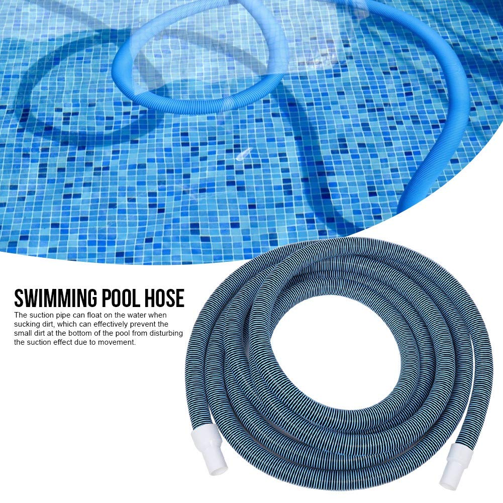 Tyenaza Bomba de piscina de 1,5 pulgadas, conexión de filtro, manguera de succión, cabezal de aspiradora, herramienta de limpieza de manguera