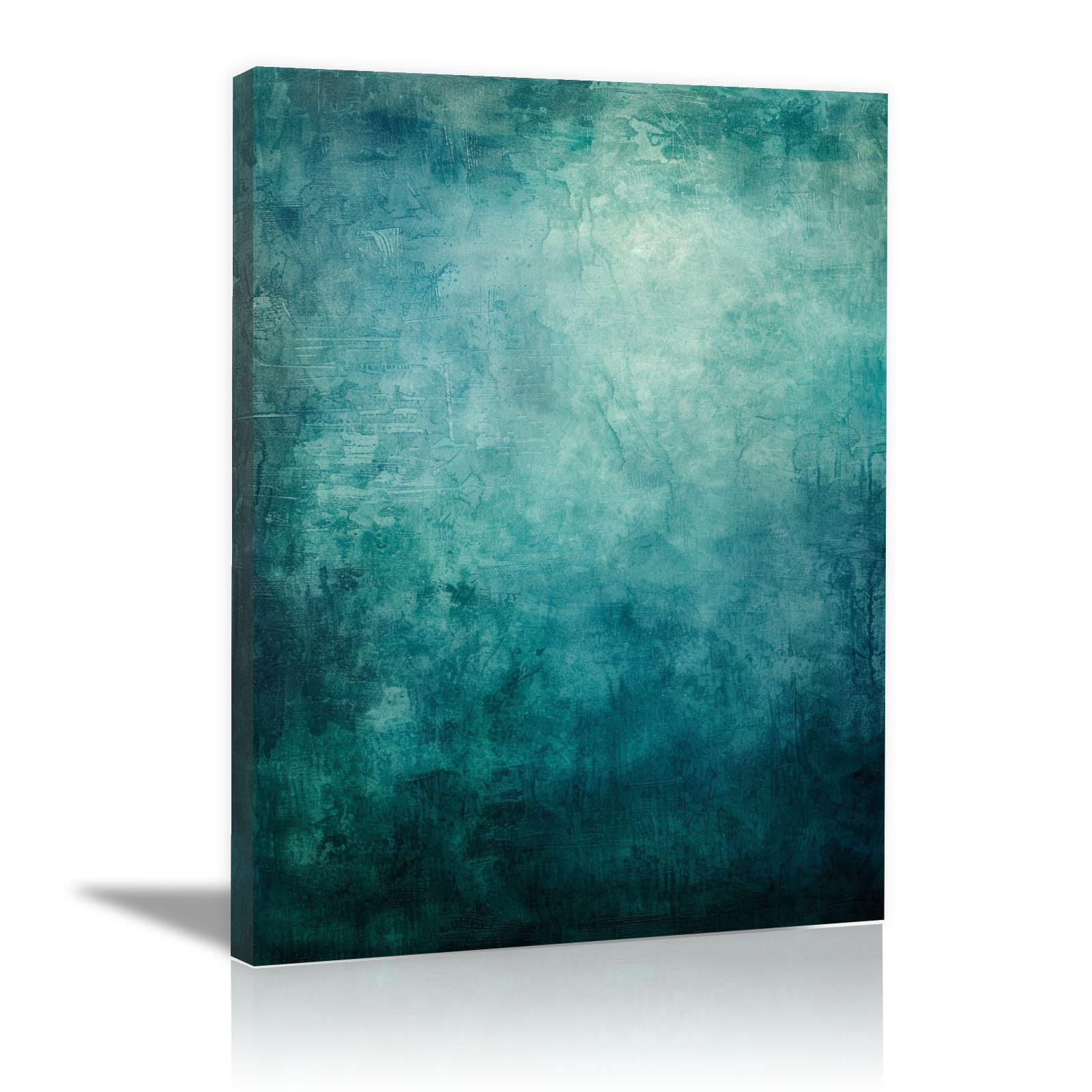 Tableau decoration murale chambre 40x60cm toile abstraite encadrée - 8