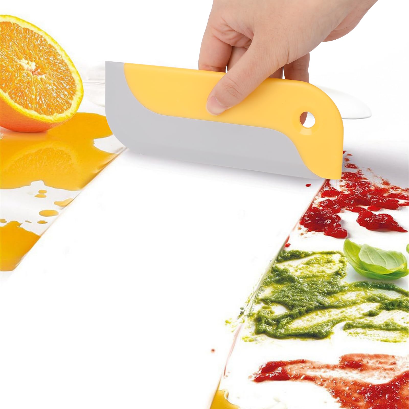 2-Pack Small Rubber Squeegees - Mini Window & Glass Scraper For Shower, Mirrors, Countertops & Sinks