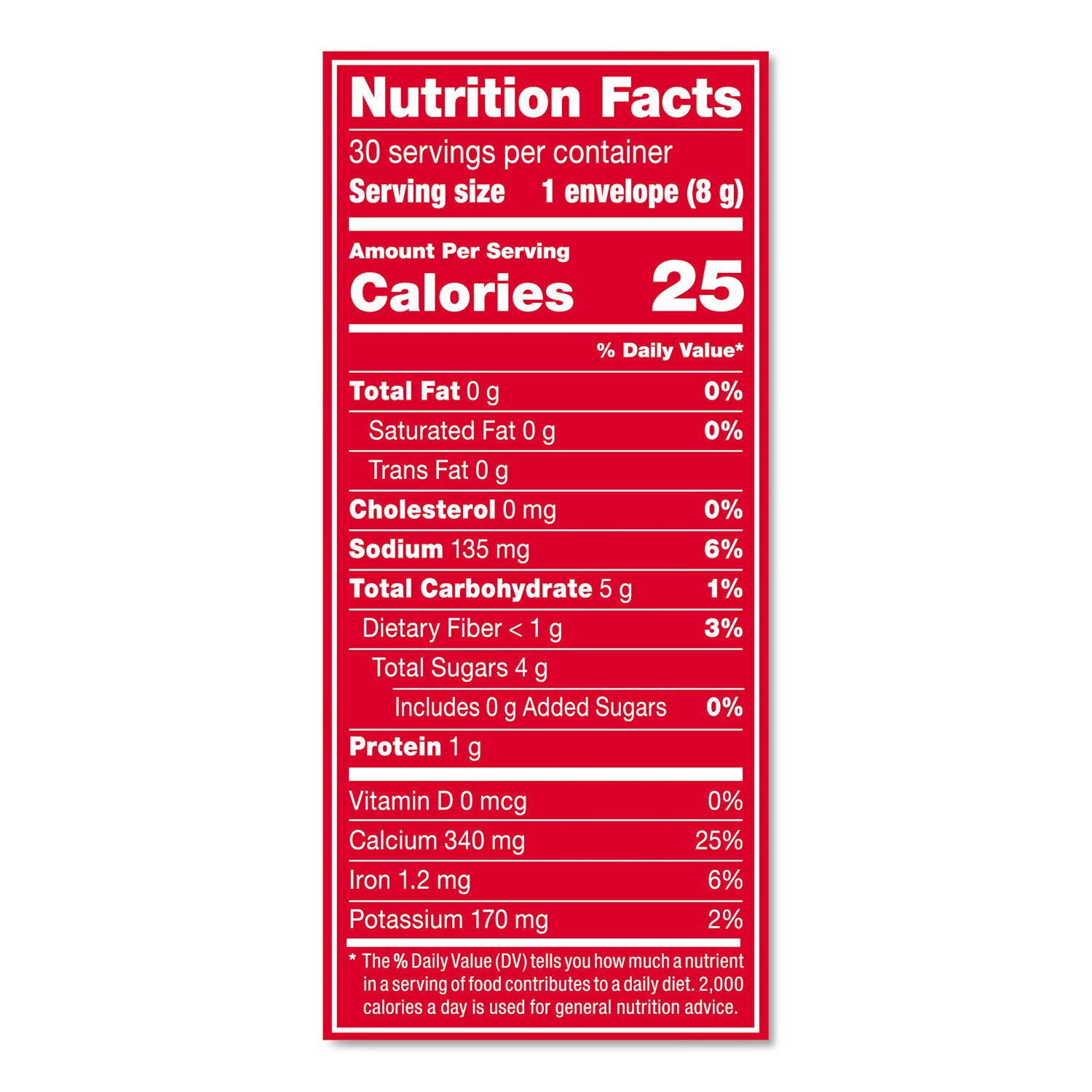 Nestle Cocoa Mix No Sugar Added 30 Count .28 Oz Packets