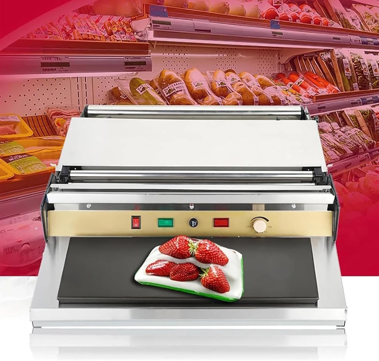 Zgrzewarka próżniowa do żywności z automatycznym uszczelnieniem do przygotowywania posiłków, przechowywania sous vide i zamrażarki, kompaktowe urządzenie kuchenne do resztek i spiżarni