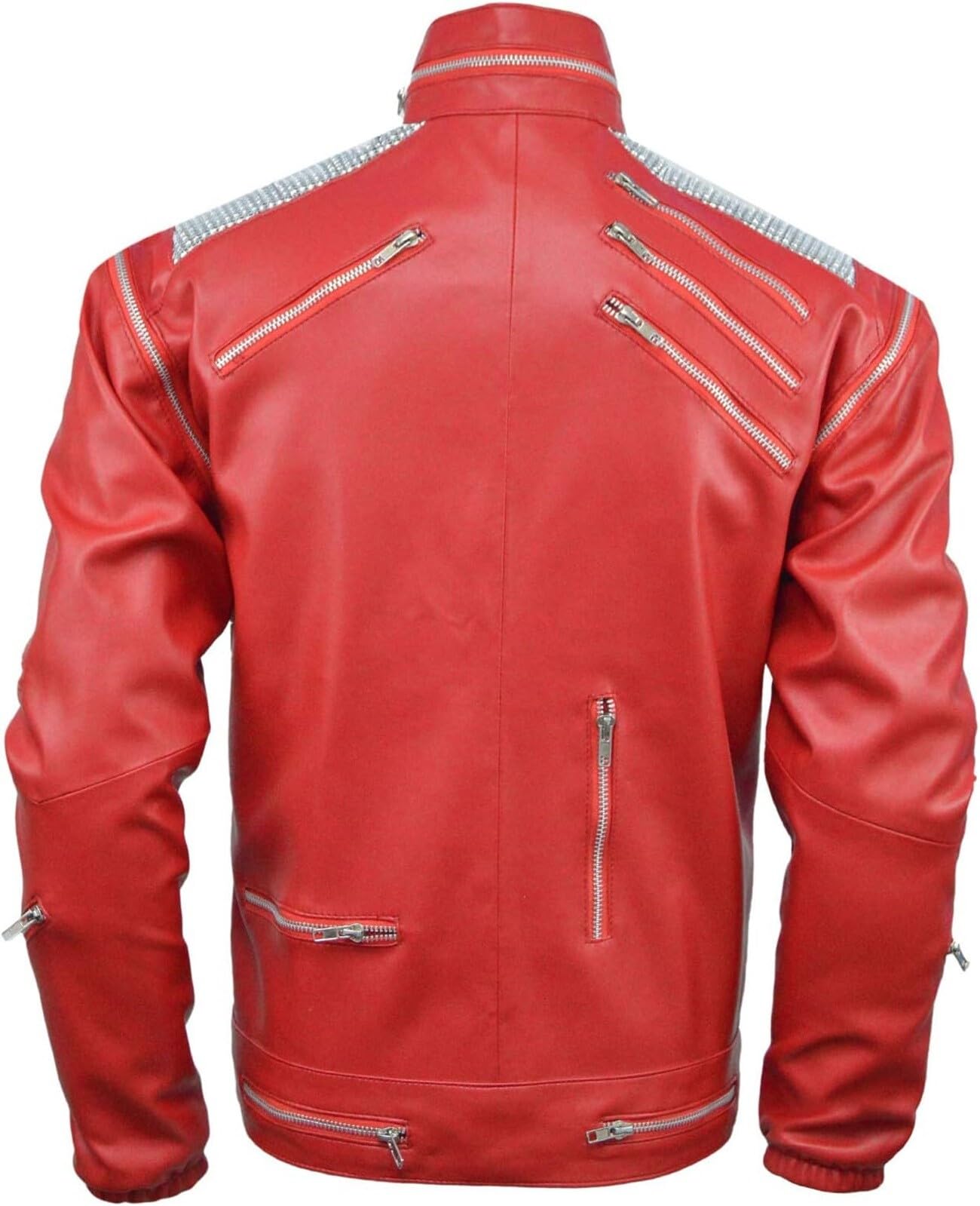 Costume da uomo MJ Beat it Cordura Jacket Thrilled Concert Cosplay Halloween