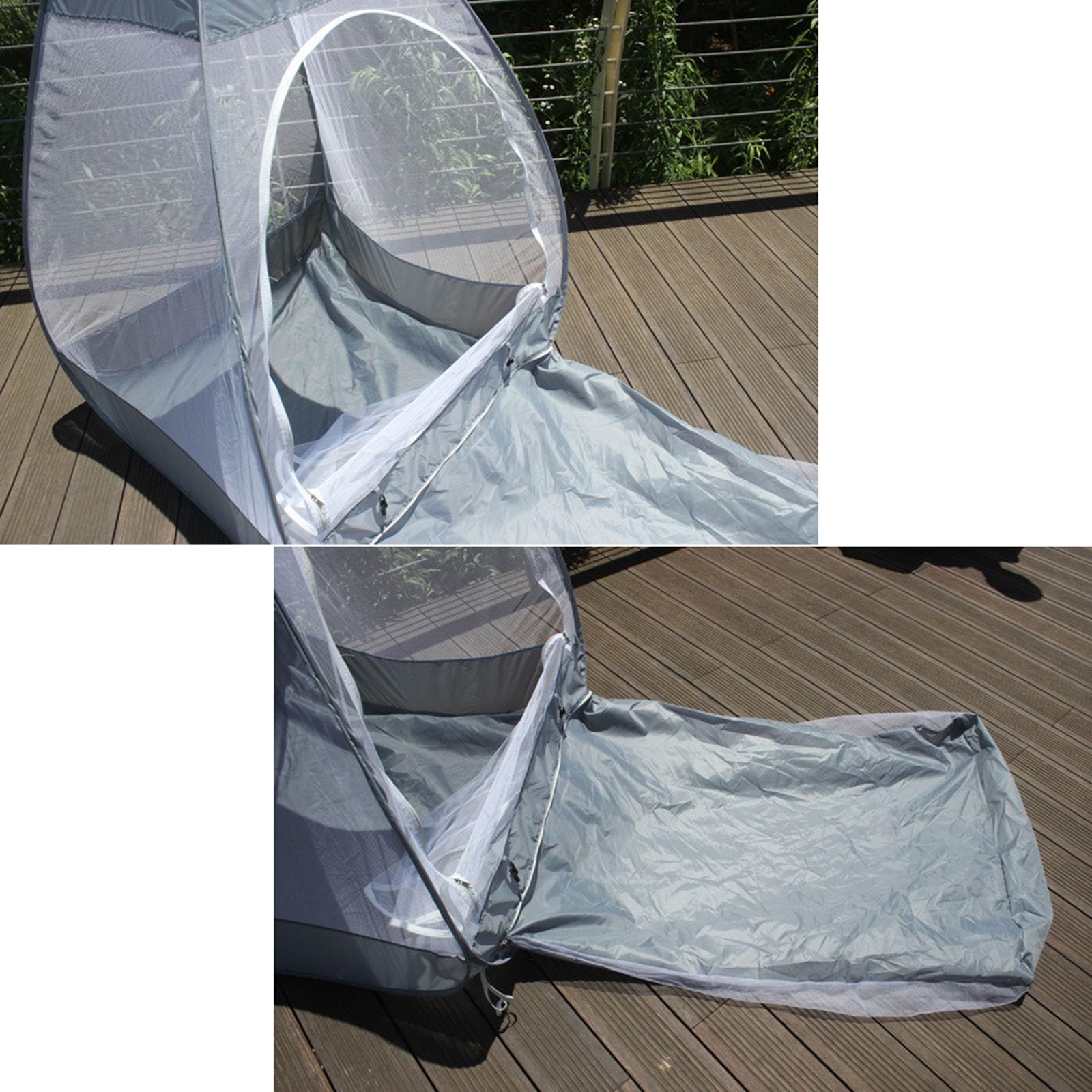Tente filet de méditation, portable, pliable, polyvalente, abri de camping en tissu Oxford, pour camping, randonnée, activités de plein air