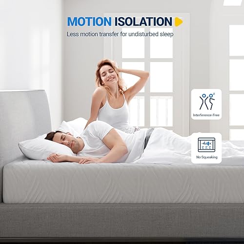 Miniatura 5 de Avenco Colchón King de espuma viscoelástica de gel de 12 pulgadas, colchón en una caja para un sueño fresco y alivio de presión, colchón firme medio