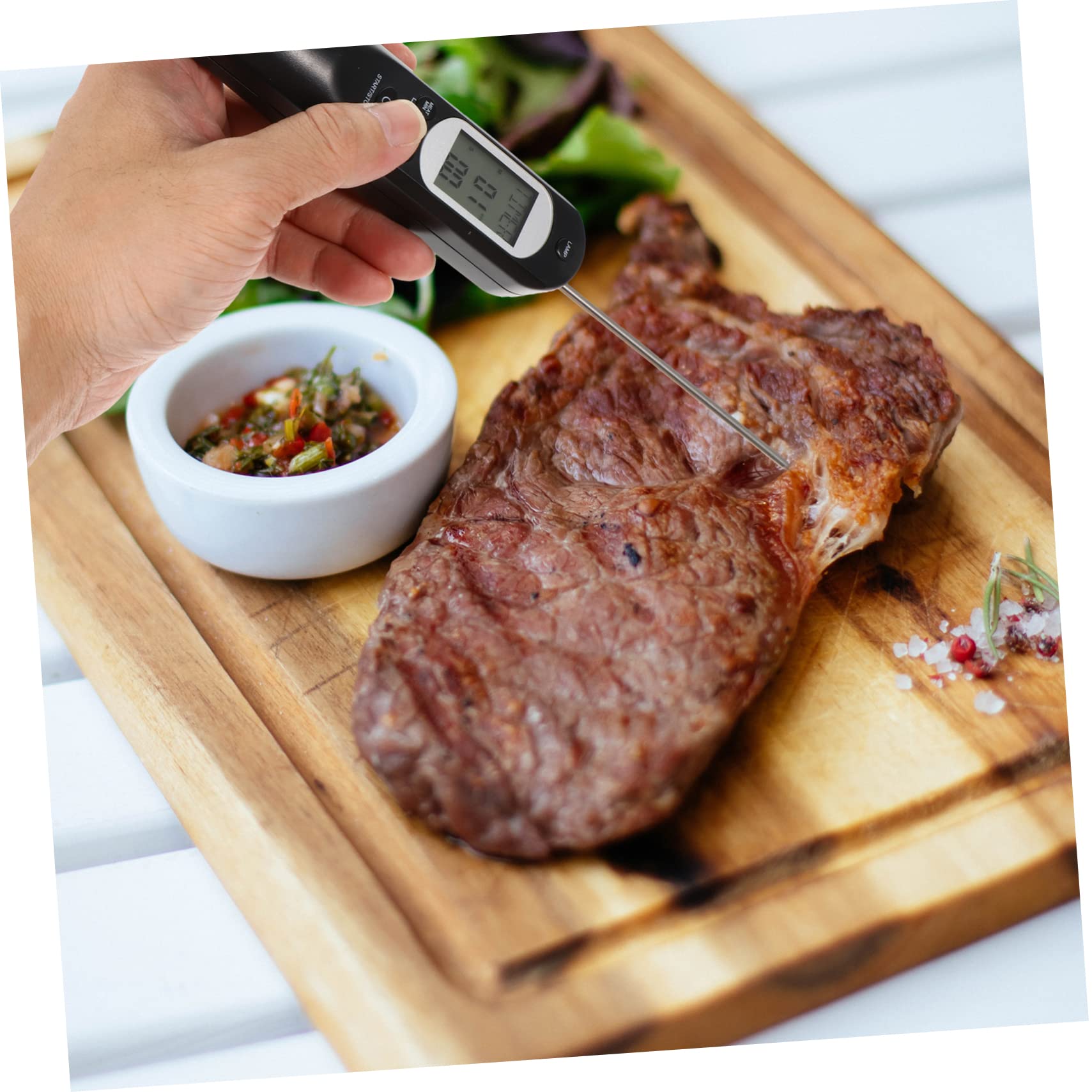 Ciieeo 2sets Termometro Per Usb Ricaricabile Allerta Termometro Per e Barbecue Misuratore Per Maiale e Portatile