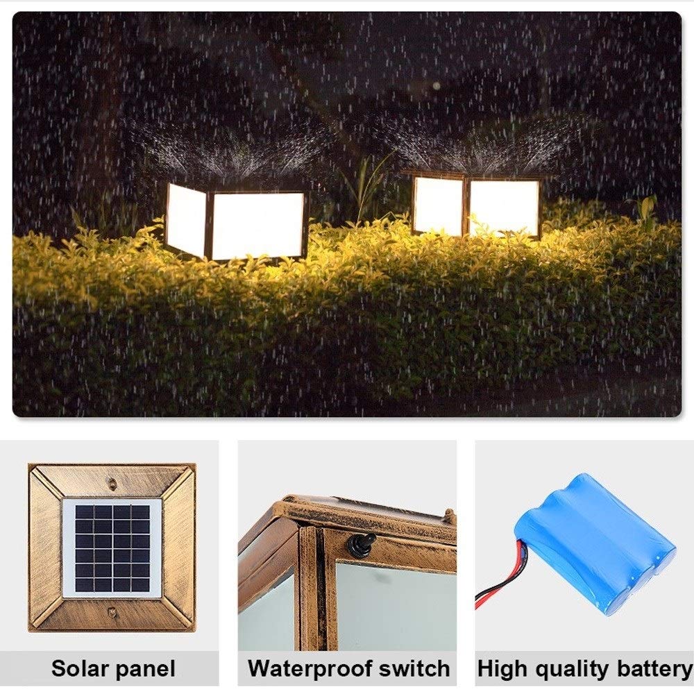 Zewnętrzna Lampa Słupkowa, Tradycyjna Retro Zewnętrzna Lampa Solarna Led Na Drzwi, Kwadratowa Lampa Solarna Na Trawnik, Lampa Stołowa, Zabytkowa Lampa Słupkowa, Szklana Latarnia, Społeczność Str, Brą