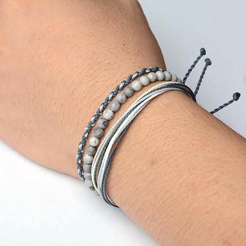 Miniatura 216 de Handmade Natural Stone Beaded Healing Bracelet Gift for Men Adjustable Rope String Bracelet