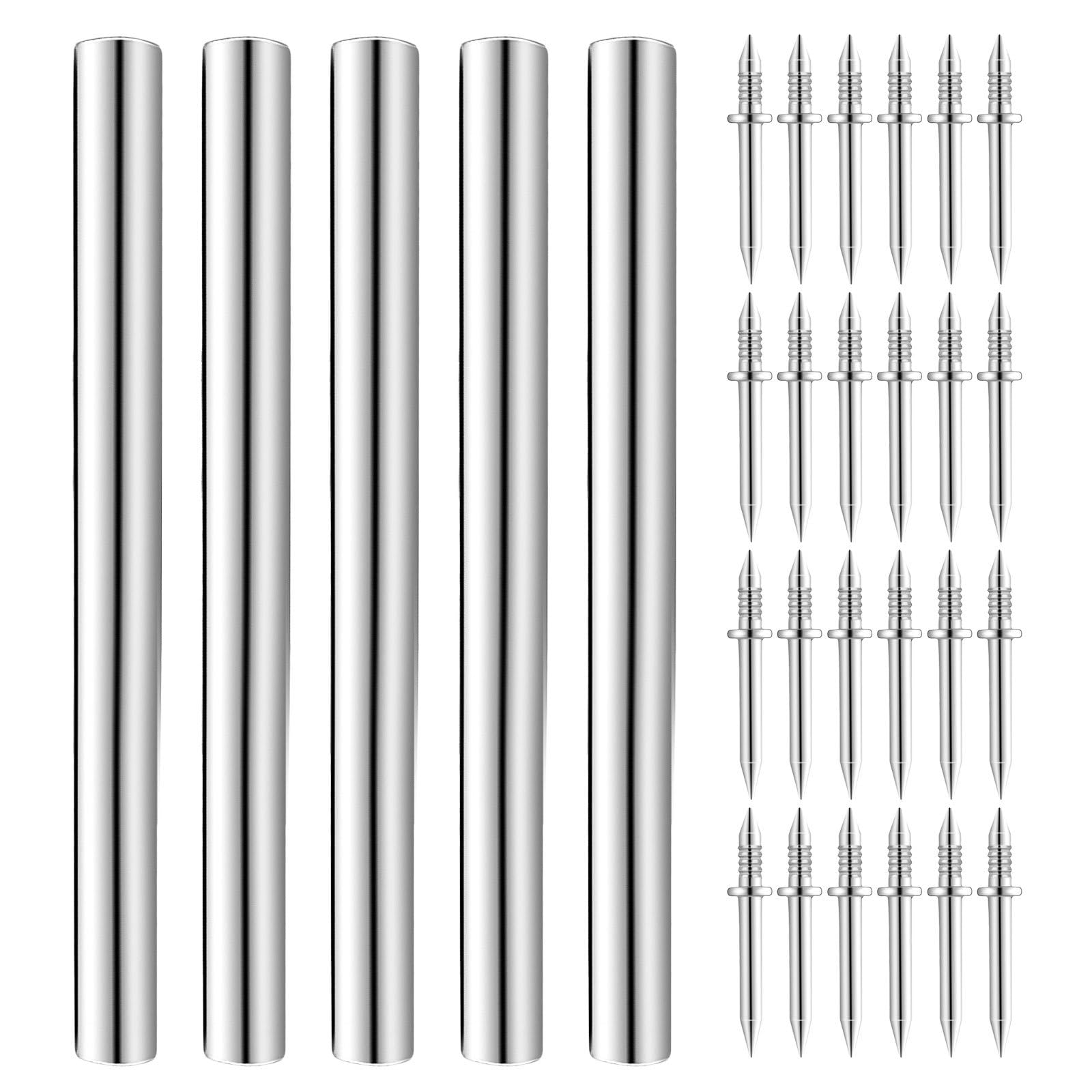 Clavos para molduras de doble cabeza sin costuras SHOWERORO con kit de montaje de 5 piezas