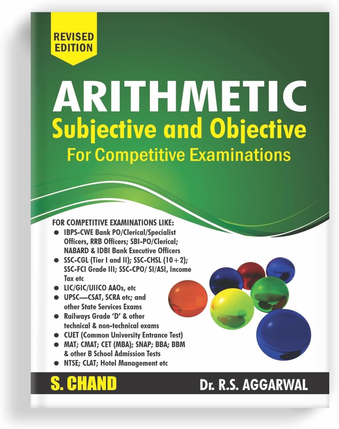 Arithmetic Subjective and Objective For All Competitive Exams 2025 | Maths Book | SSC CGL CHSL CPO MTS GD, NDA, CDS, Bank, SBI PO, Clerk, IBPS, RRB NTPC, Railway, Police SI, Constable & Other Exams