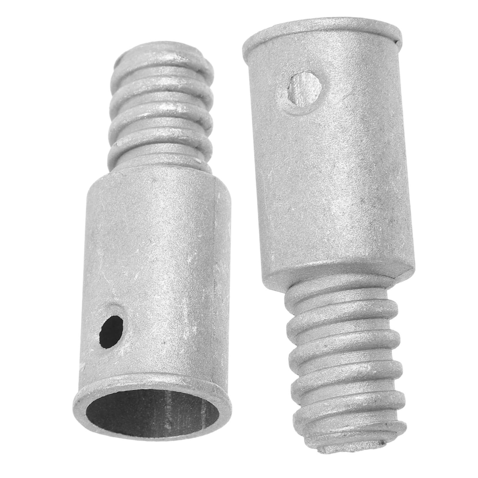 Varillas telescópicas de aluminio conectores roscados y cabezales de extensión resistentes
