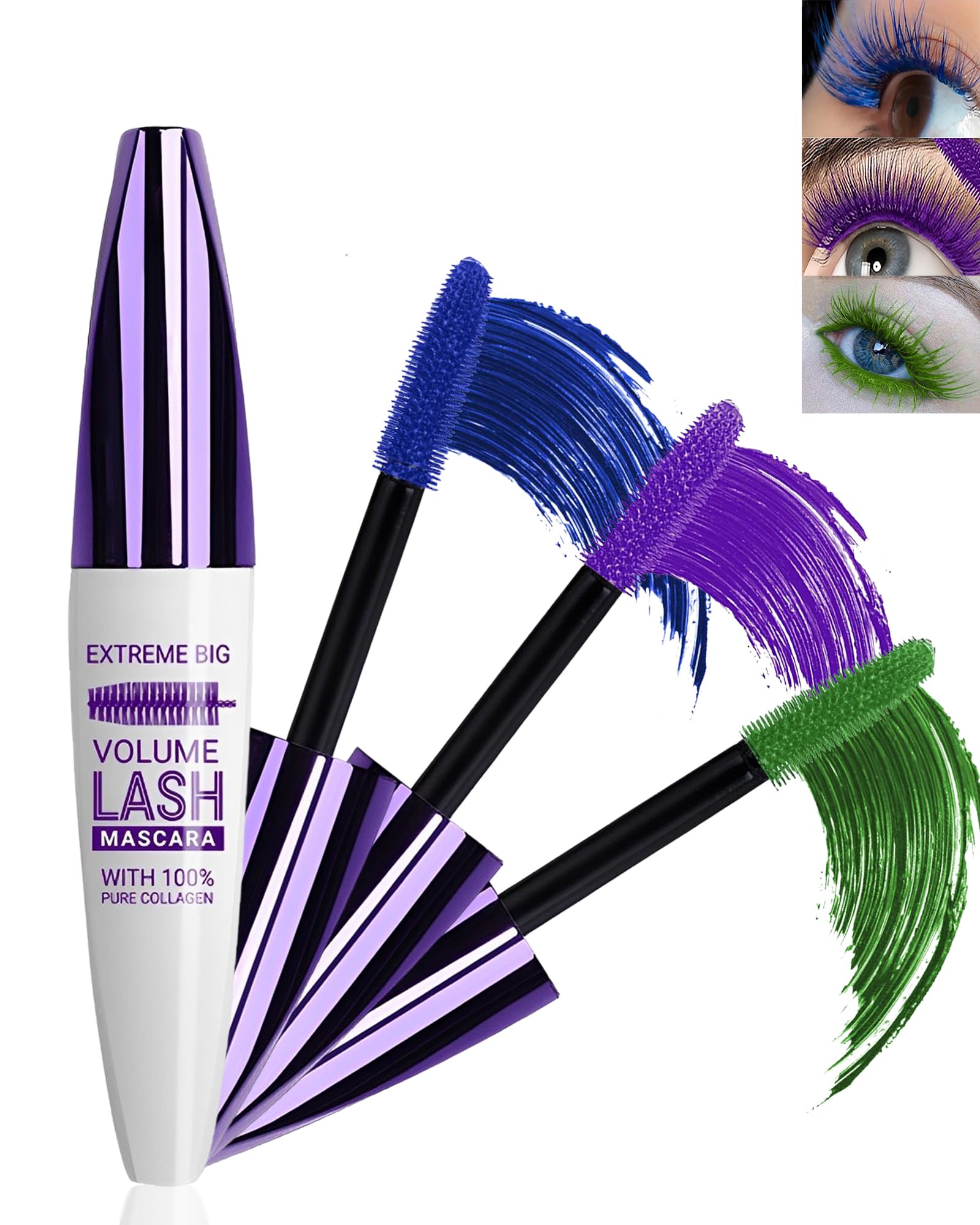 LYSdefeu 5D Colored Mascara 3-Pack