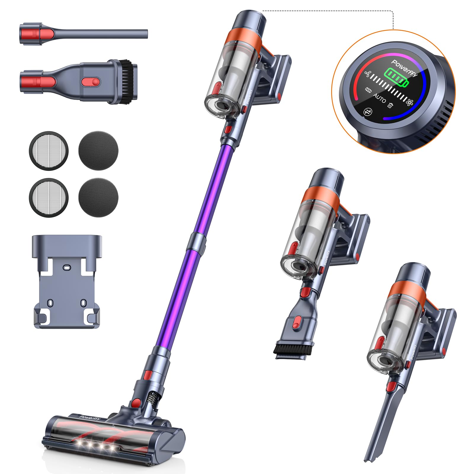 Top 5 Vacuum Cleaners for Cat Litter: Reviews & Guide 9 Cordless Vacuum Cleaner, 40KPA Stick Vacuum Cleaner 450W Powerful Vacuum Cleaner, Up to 55 Mins Runtime 1.5L Dust Cup Lightweight Vacuum Cleaners for Home Carpet Pet Hair Hard Floor