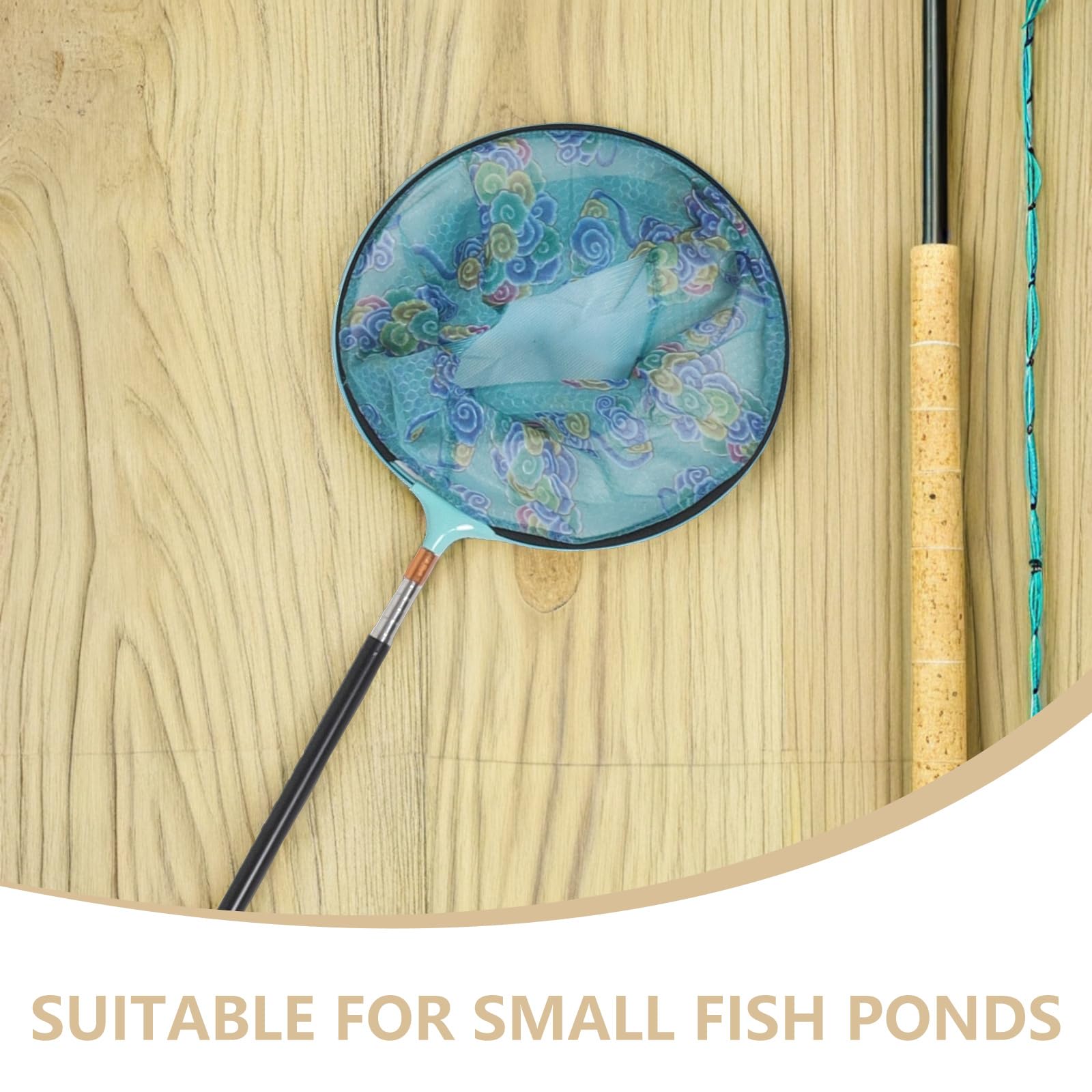 Lurrose 2pezzi Rete Da Pesca Telescopica Portatile Per Acqua Dolci Retino Per Skimmer Per Acquari Asta Estensibile Antiscivolo Per Ragazzo Ragazza e Insetti Accessori Per Pesca