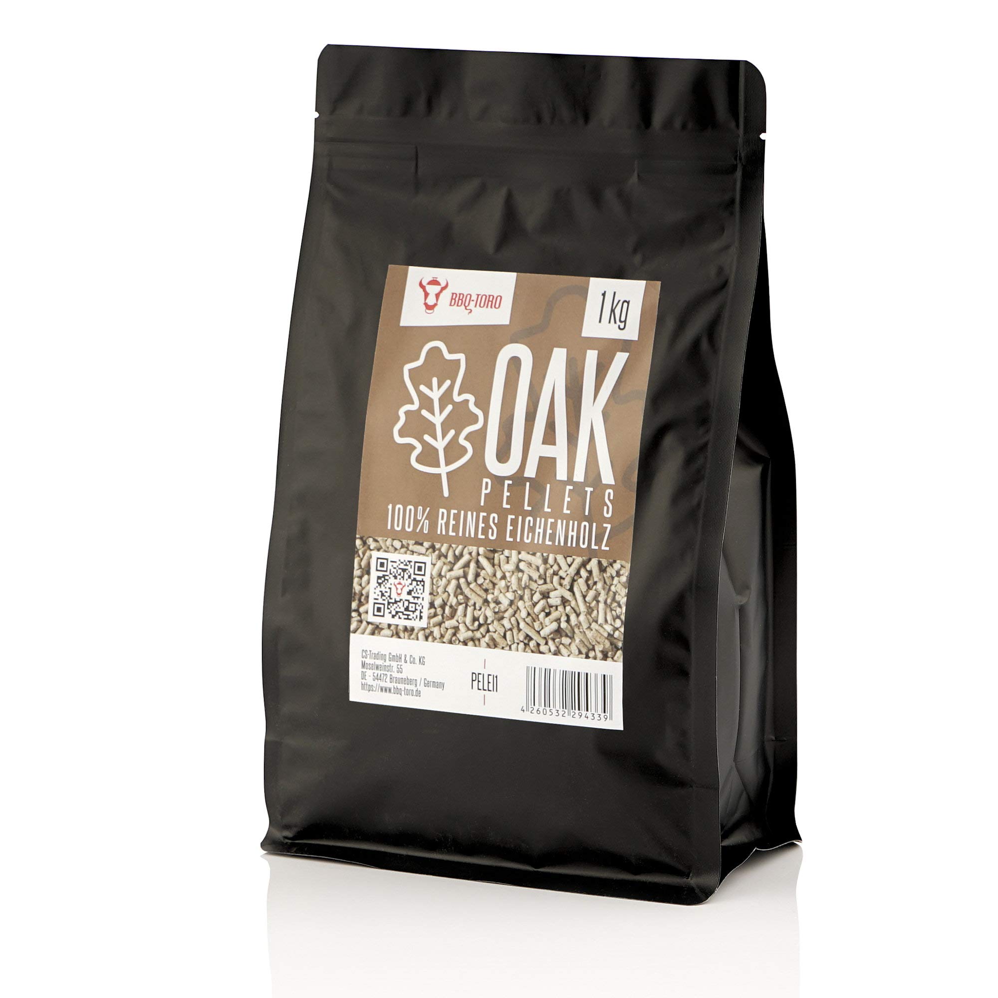 BBQ-Toro Pellets 100% Bois D'Abricot 1 Kg – Granulés Naturels Pour Barbecue, Fumoir, Four à Pizza & Chauffage