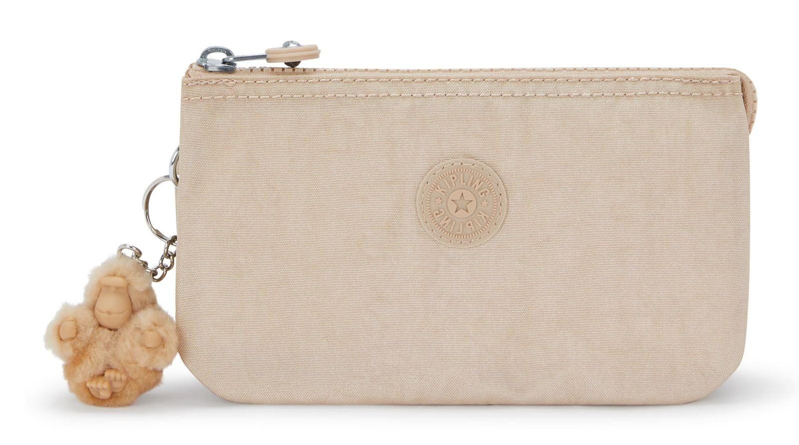 Kipling Creativity L Large Purse, Pouches, Cases, Sparkled Beige (Beige)