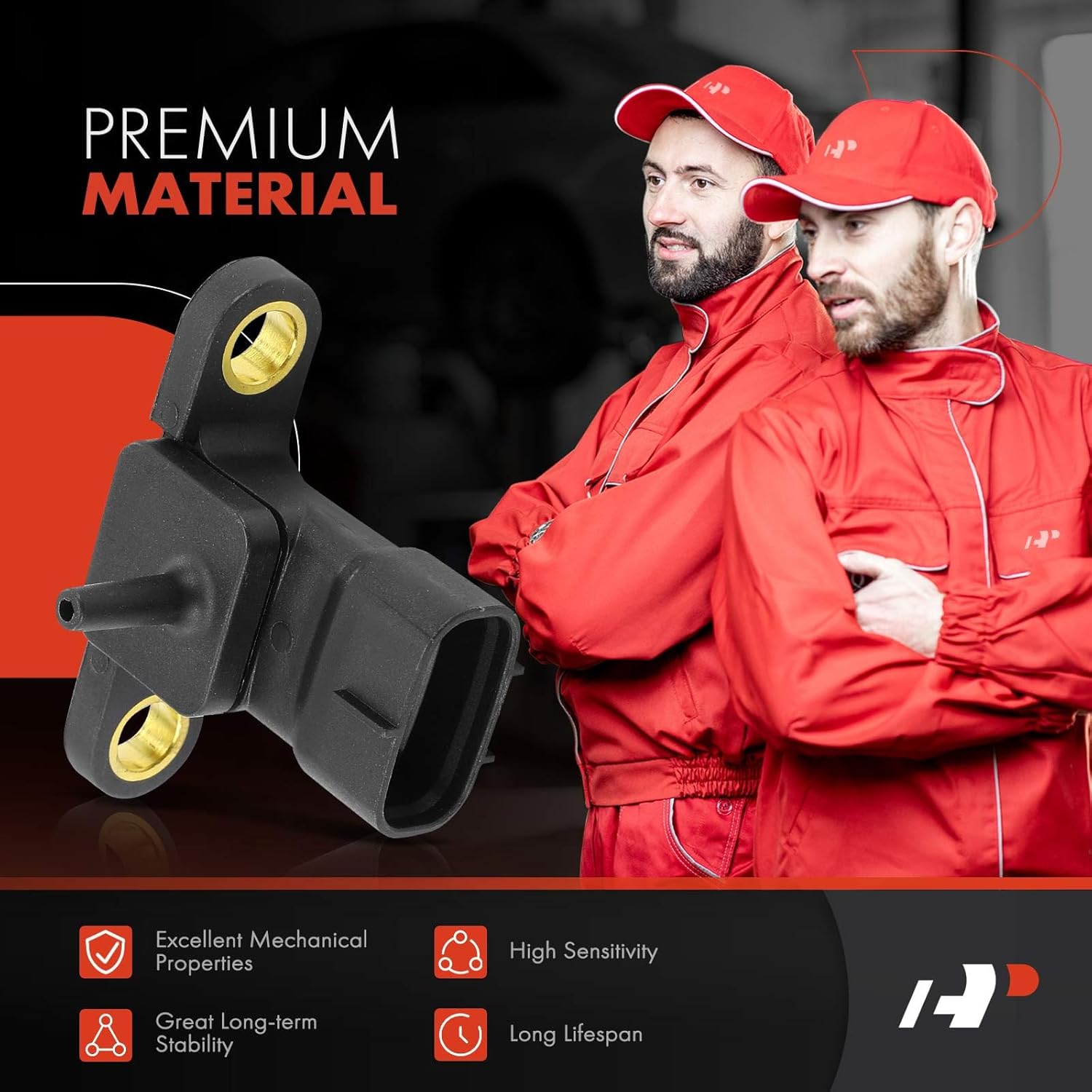 A-Premium Manifold Pressure (MAP) Sensor [3 Pins] Compatible with Subaru Forester 1998-1999, Impreza 1995-1998, Legacy 1995-1999, SVX 1996-1997, 1.8L 2.2L 2.5L 3.3L