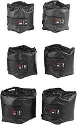 Kit Par Caneleiras Peso 1kg + 2kg + 3kg Tornozeleira de Peso Academia Pilates Fisioterapia Treino Funcional Crossfit Treine em Casa