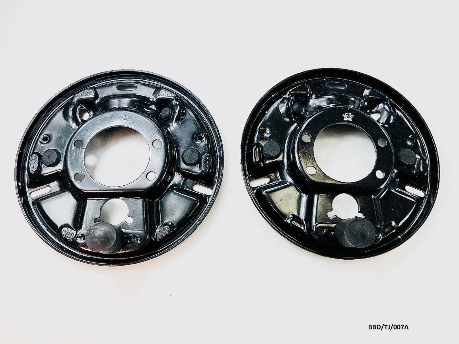 2x Rear Backing Plate Dust Shield Compatible with Jeep Wrangler YJ TJ 1991-2006 BBD/TJ/007A