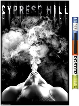 Trends International Cypress Hill - Smoke Wall Poster, 22.375" x 34", Premium Poster & Clip Bundle