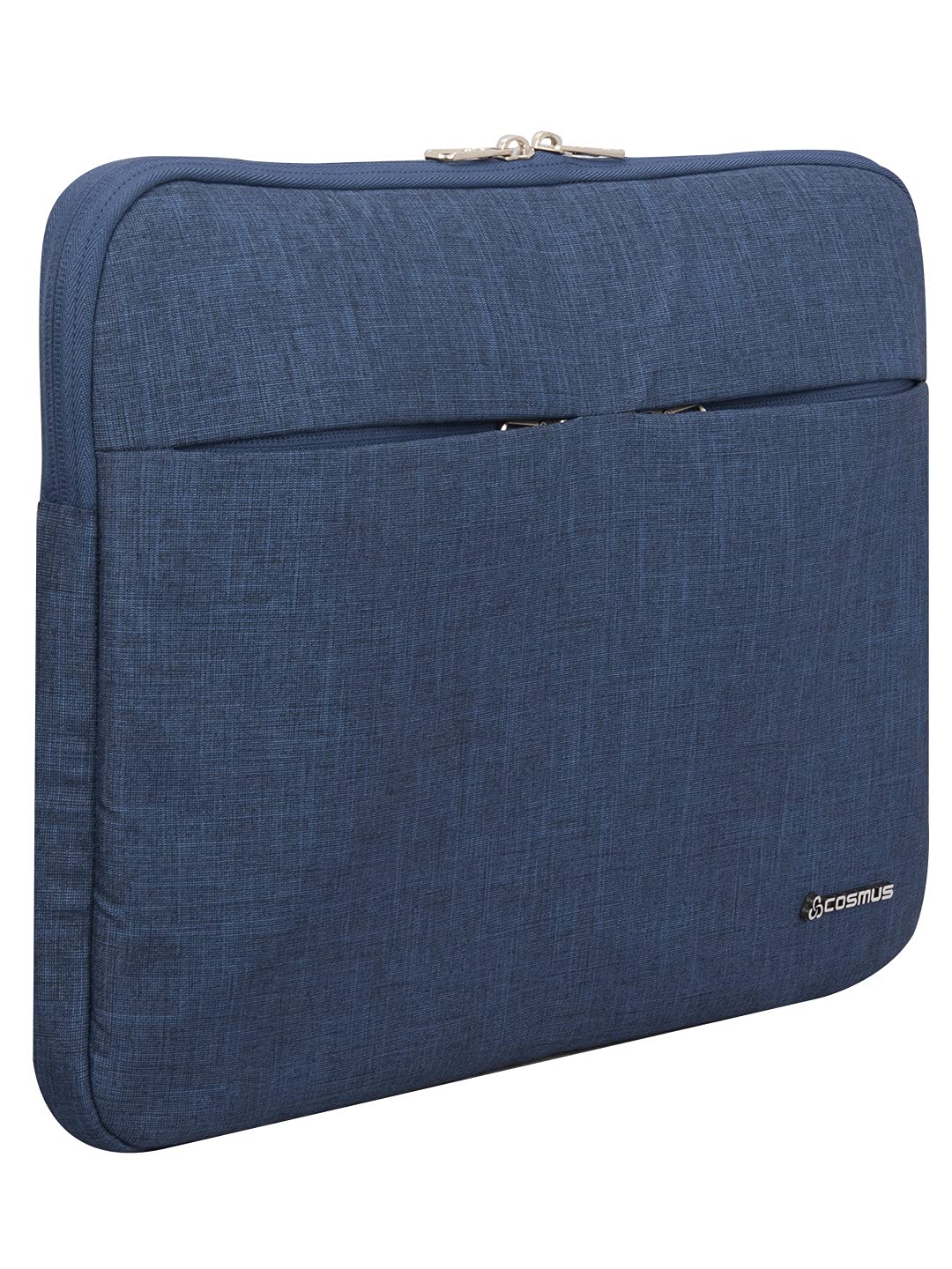 Cosmus Affinity Navy Blue Laptop Sleeve for up to 15.6 inches Laptop with 2 Front Pockets (B093Q87RHK) Amazon Price History, Amazon Price Tracker