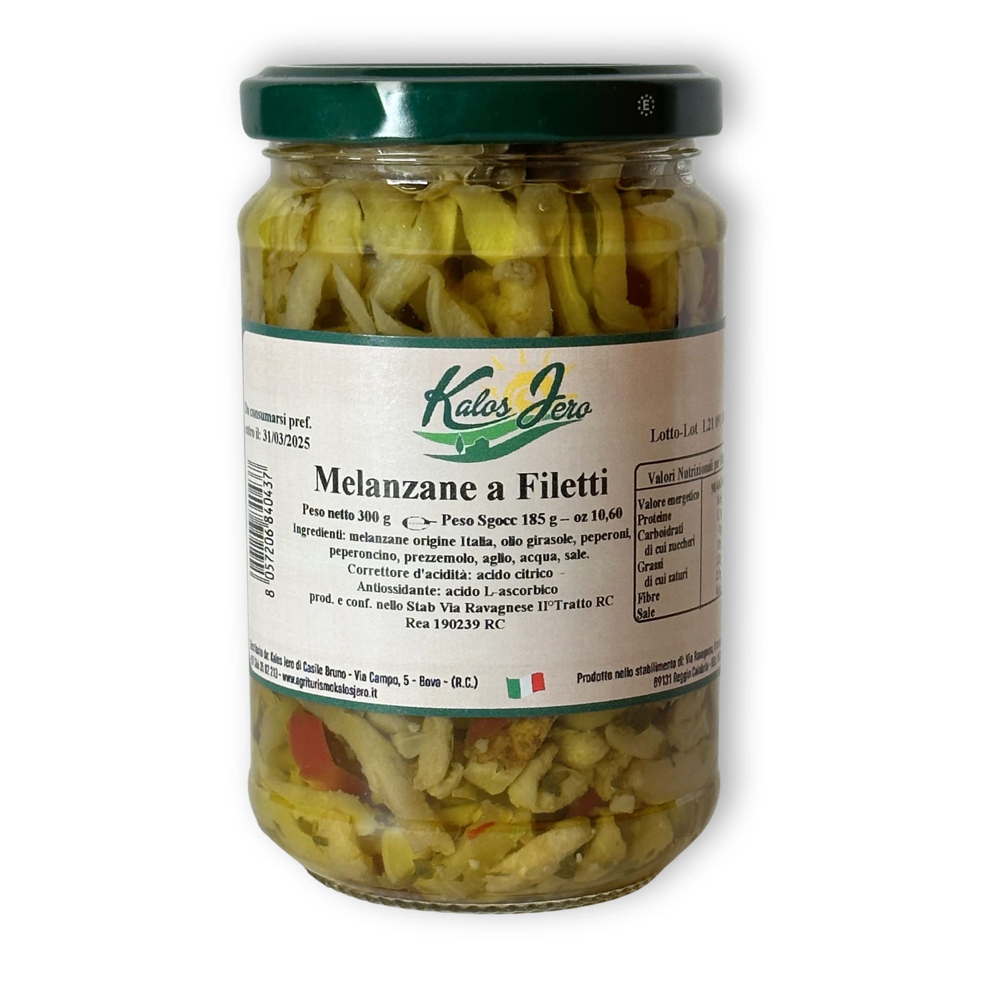 Promo Assaggio Specialità Calabresi, Melanzane a Filetti, Carciofi alla Calabrese, Cipolline Selvatiche Lampascioni, Cipolla Rossa di Tropea in Agrodolce - Kalos Jero