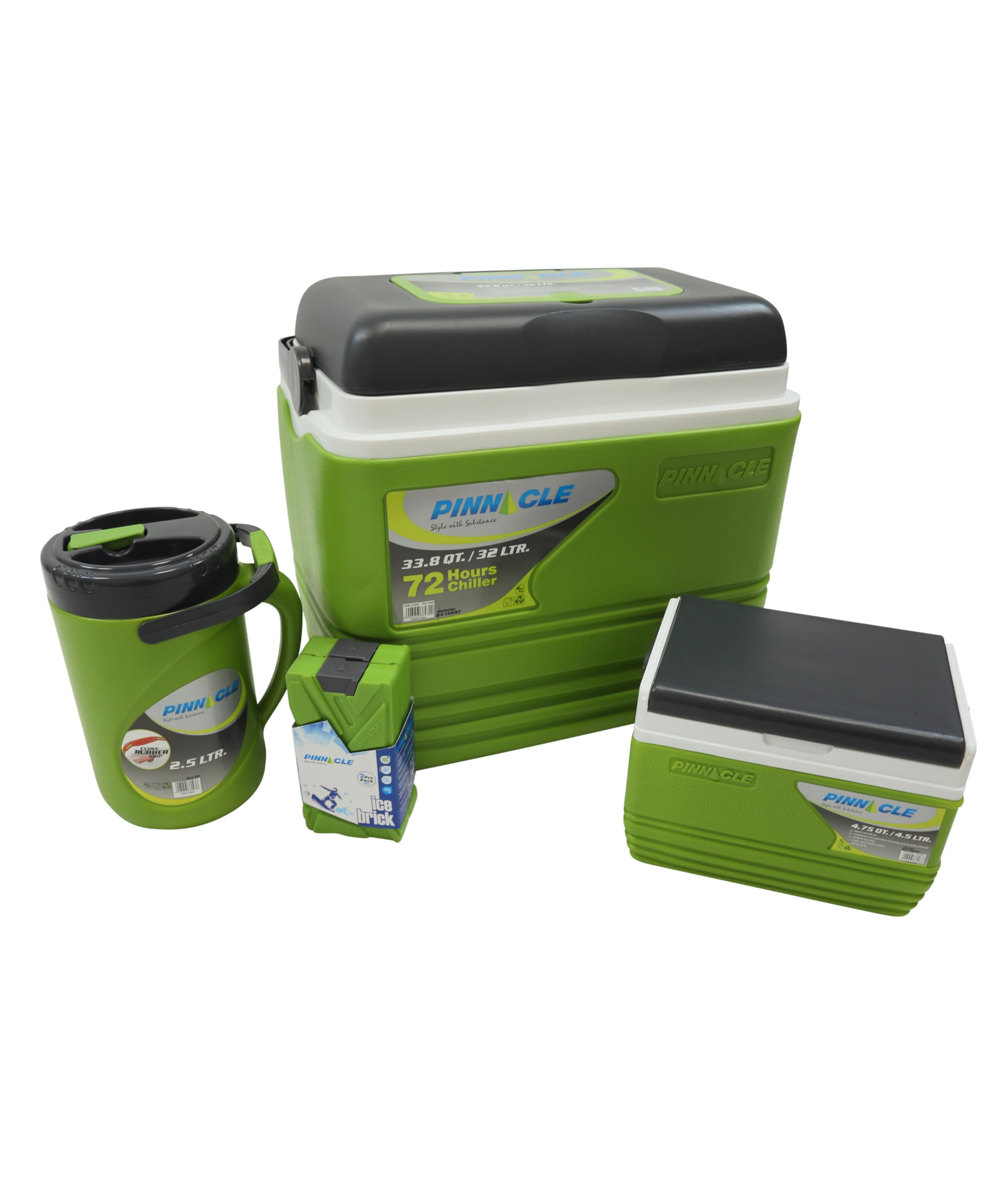 Vango Pinnacle Cool Box Cooler Ice Box | Highly Insulated, Portable, Leakproof, Durable, Ice Rentention, Food Safe - Camping, Fishing, Beach, Festival, Picnic (32L With 5-Piece Set) โ image 1