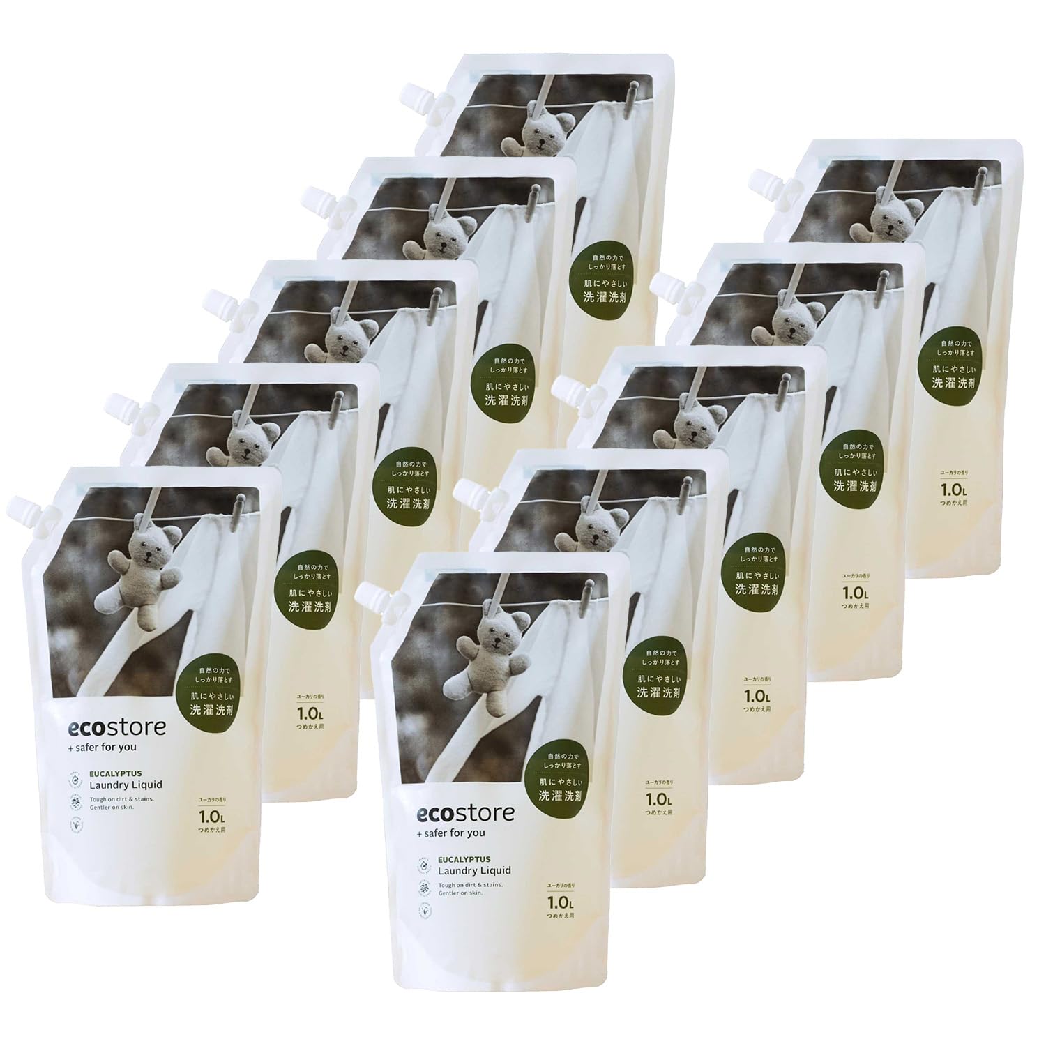 新品30ml ユーカリ等7本おまとめ品 Amazon.co.jp: ecostore(エコストア) ランドリーリキッド 【ユーカリ