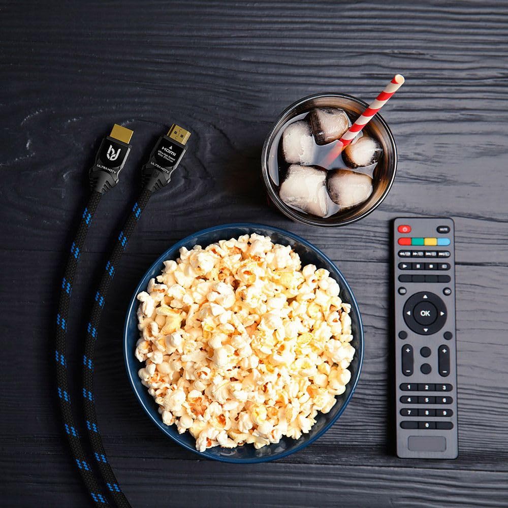 Ultra HDTV Cavo HDMI 8K - Cavo HDMI 2.1 ad altissima velocità da 1,5 m (48 Gbps) per 8K@60Hz e 4K@120Hz - Certificato Premium - Predisposto per PS5 e Xbox Series X…