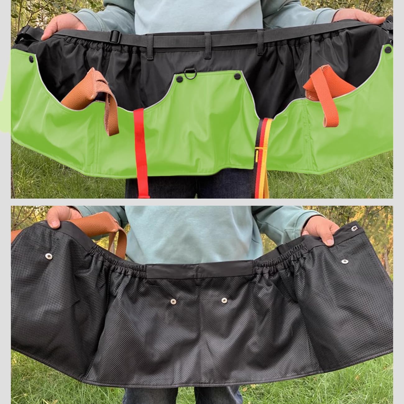 Dog Trainer Apron with Multi Pockets and Waist Strap Adjustable Dog Training Pant Waterproof Dog Training Shorts Dog Handler Clothing for Outdoor Training Activities Black M