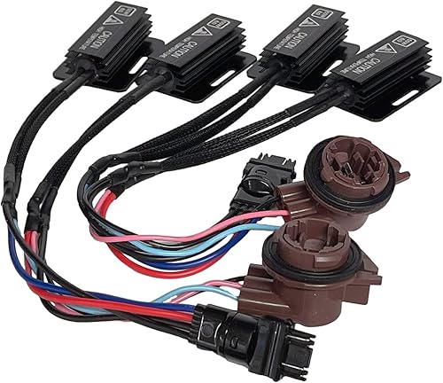 Miniatura 2 de Adaptador de resistencia de carga LED 3157 3457 50W 6Ohm Decodificador Canbus actualizado Fix DRL señal de giro luz trasera Código de error Hyper