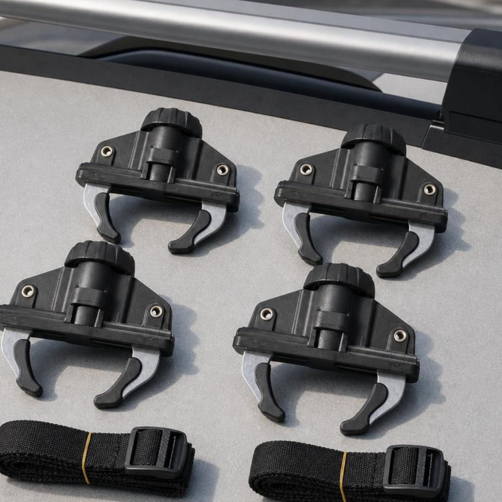 4 Pièces Pince Fixation avec Sangle