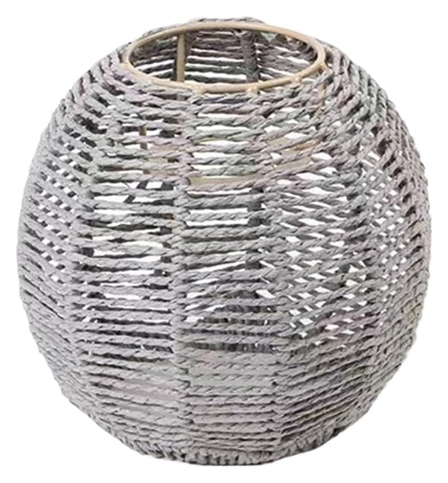 Lampshade， Geometric Shade Light Hanging Cover Handwoven Lampshade Fixture Bedroom ﻿(03)