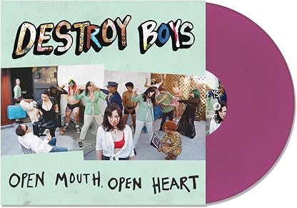 Open Mouth, Open Heart - Purple [Vinyl] Destroy Boys por Destroy Boys — capa do álbum