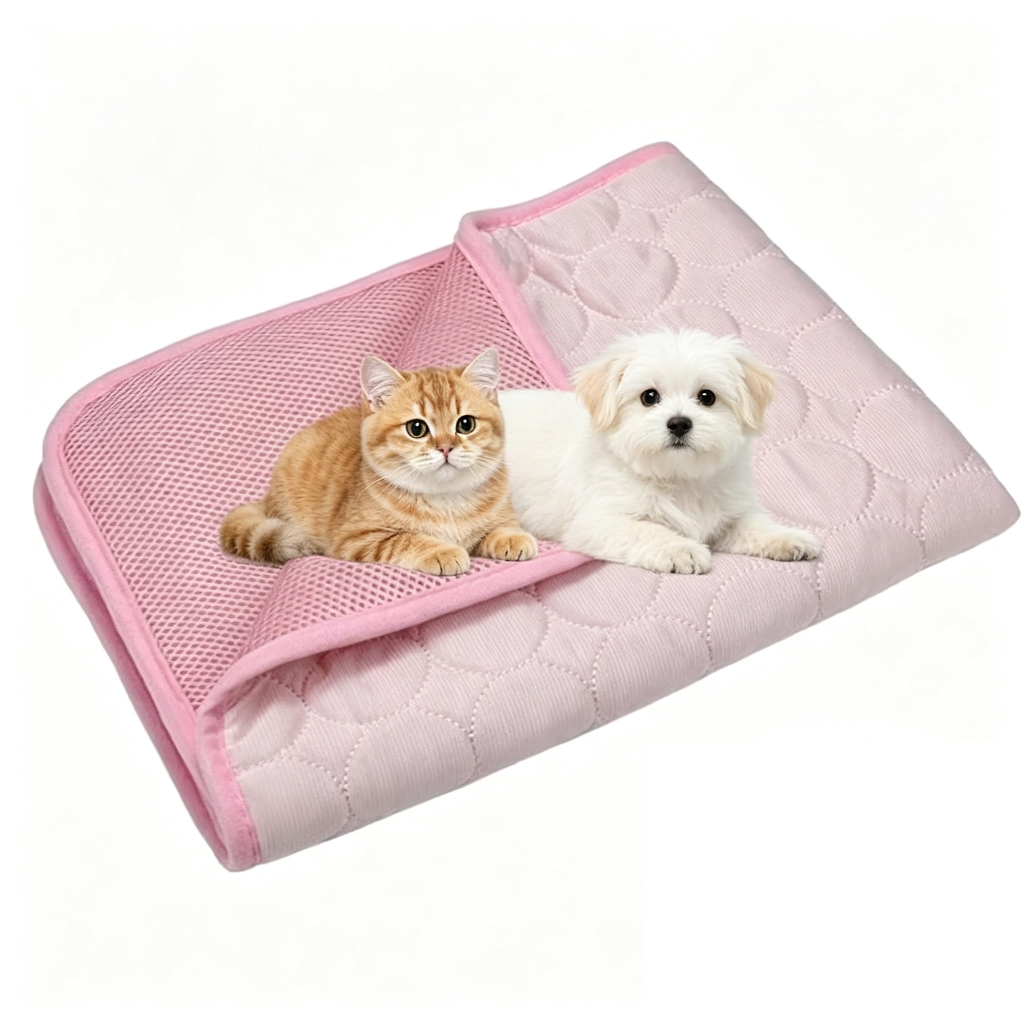 YUNTA Kittra Cooling & Comfortable and Breathable Mat for dogs and cats(Pink,XS-40 * 30CM)